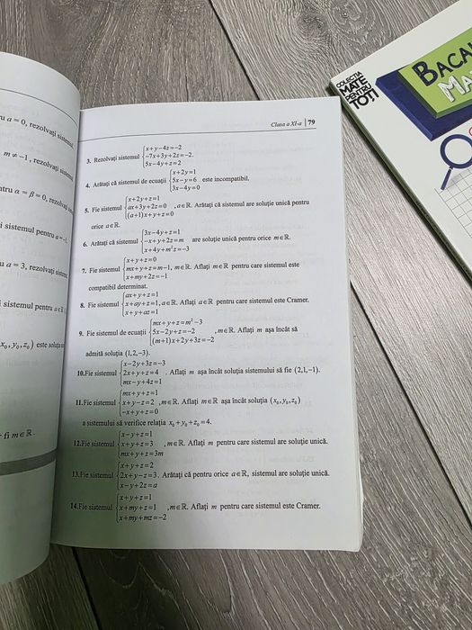 Culegere matematică bacalaureat