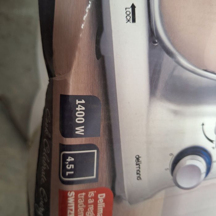 Кухненски робот тестомесачка 3в1 Делимано 4.5 литра 1400 вата