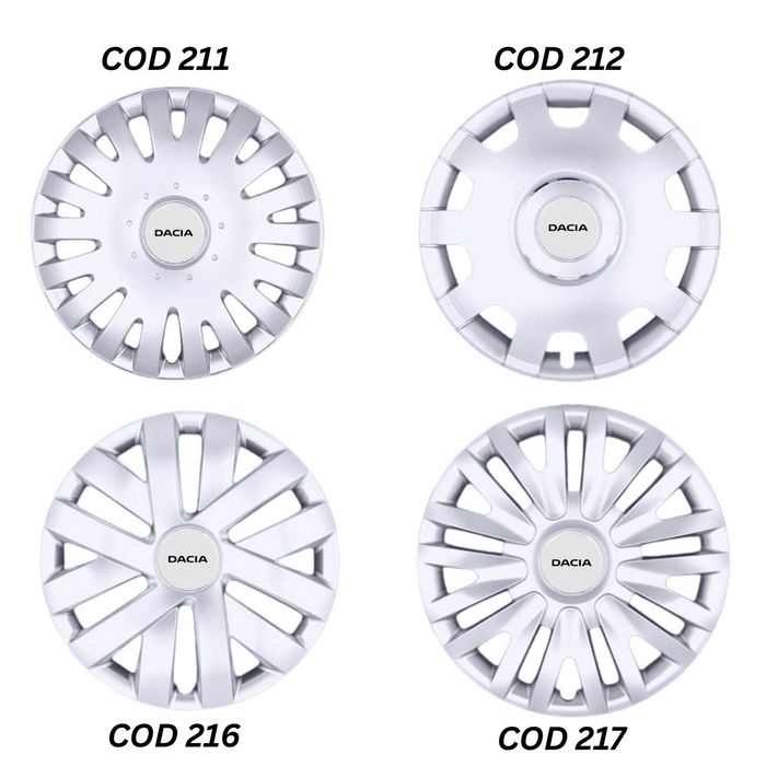 Capace roti R14 Dacia diverse modele, pentru jante de tabla
