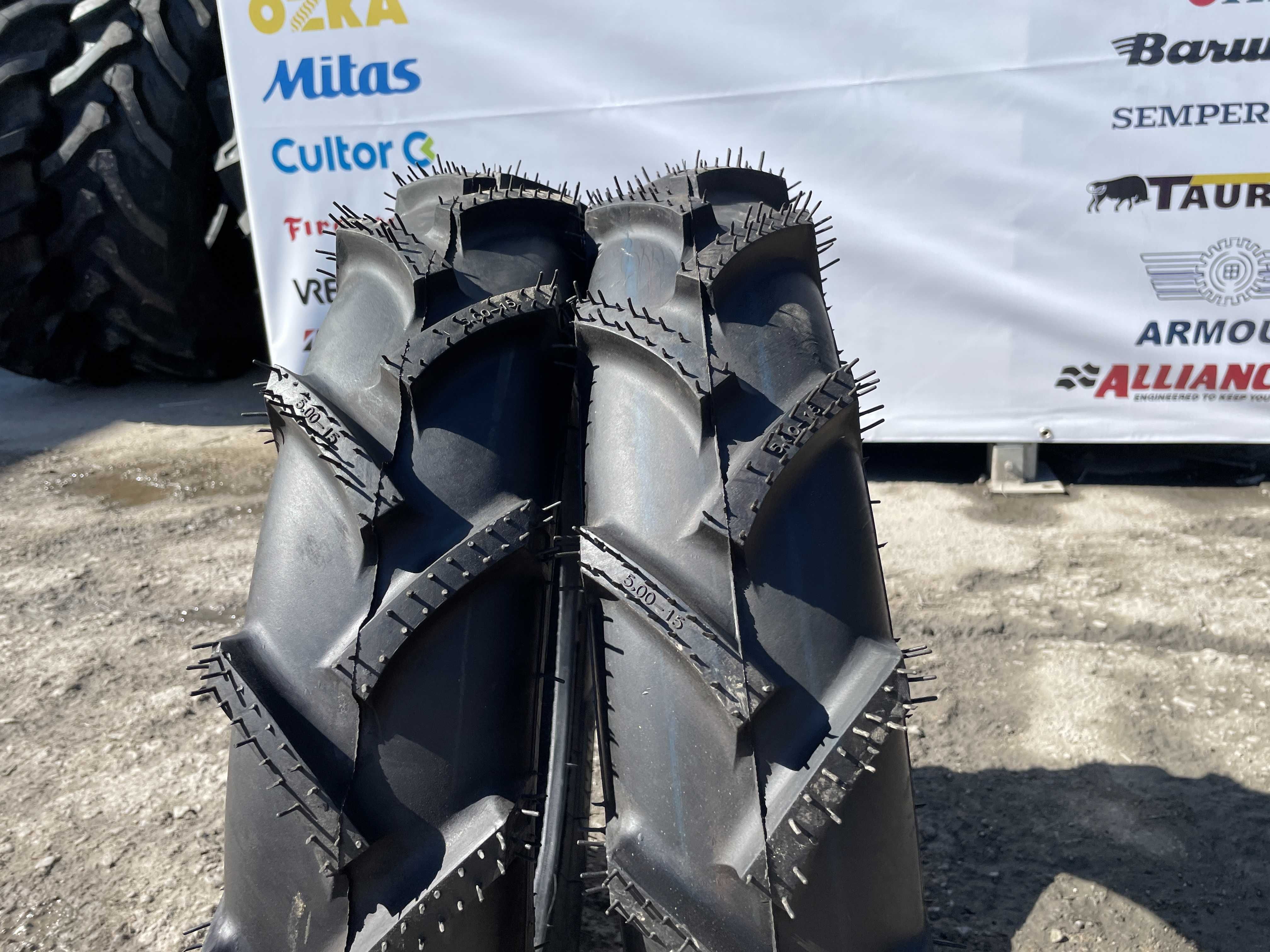 Anvelope noi de tractor 500-15 motocultor semanatoare monosem