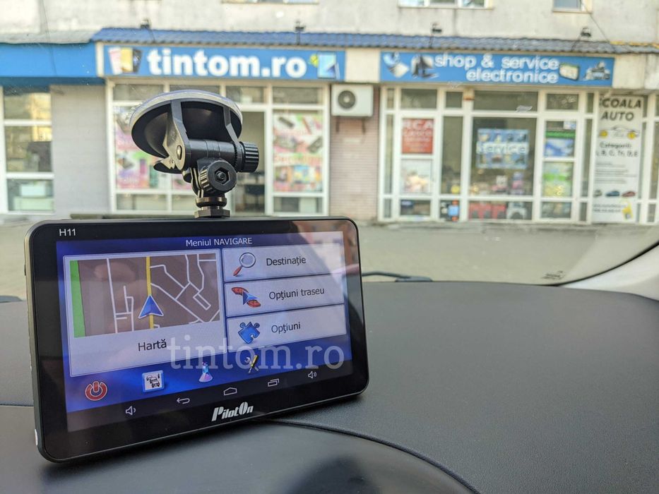 Navigatie GPS PilotOn H11 Android cu Camera Bord Autoturism Camion TIR