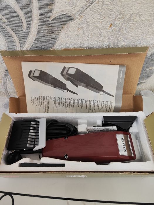 Moser 1400 машинка для стижки. Производство Германия.
 
Практи