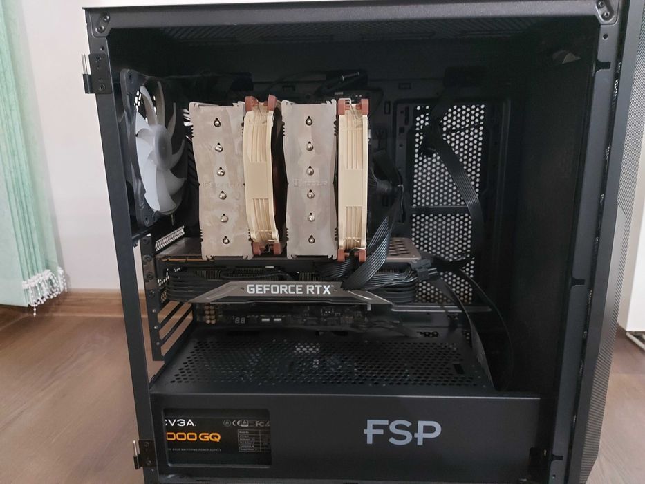 Геймърски компютър RTX 3090 AMD Ryzen 9 5900x 64GB RAM 2TB SSD