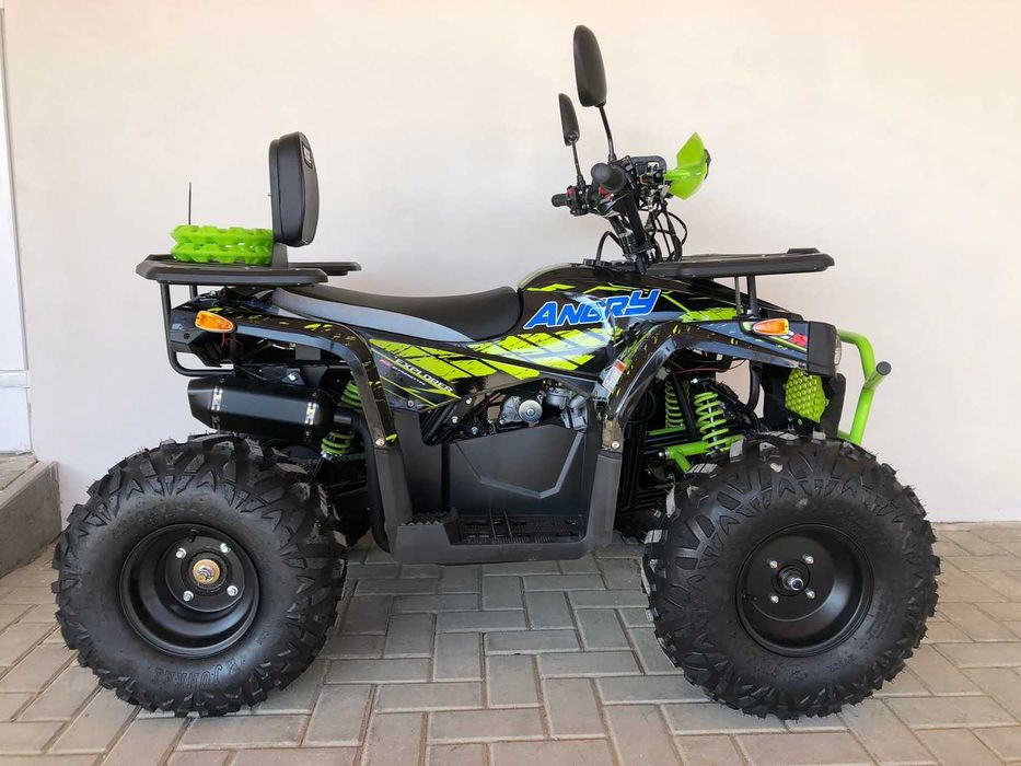 Atv NCX Angry 8" 125cc 4T benzina negru/verde