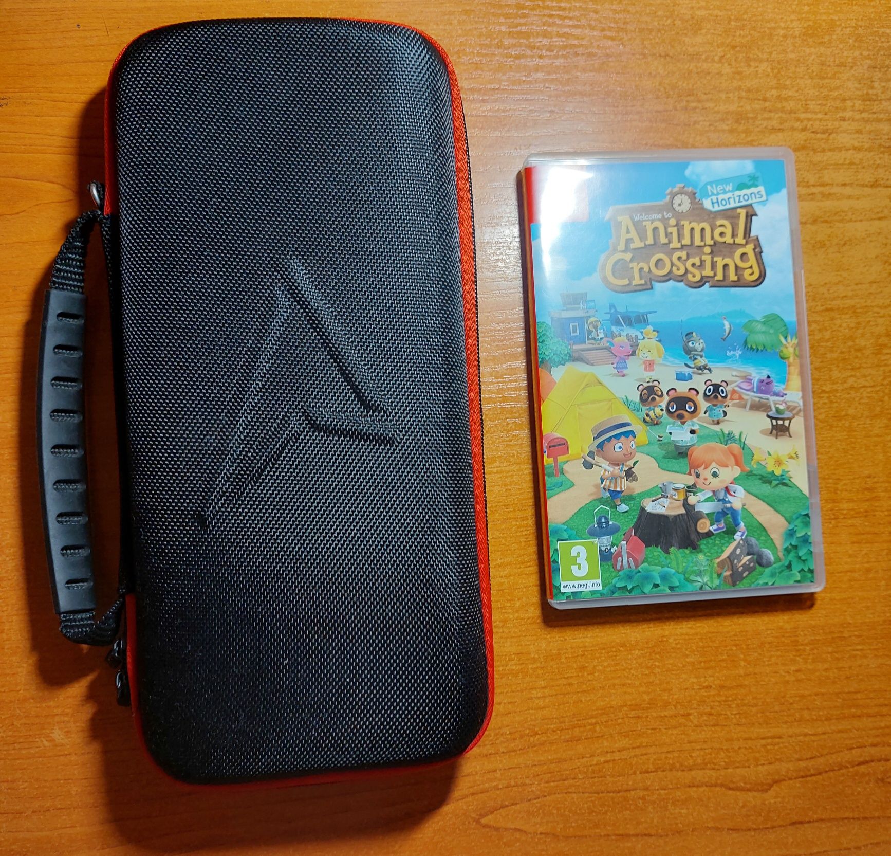 Nintendo switch+Animal Crossing+Case и калъв за пренос