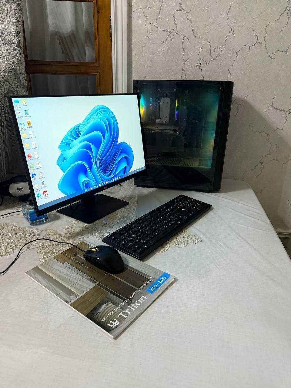 Топ игровой компьютер i3 12100F/DDR4 16GB/512GB SSD+1ТЕРА/GTX 1660