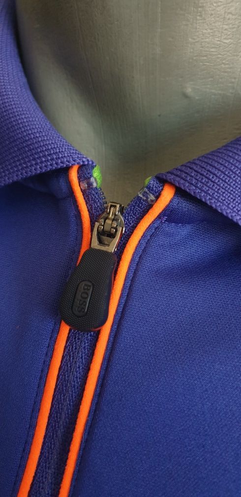Hugo Boss 3/4 Zip Performance Stretch /  L ОРИГИНАЛ! Мъжка Тениска