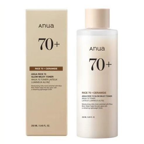 Set Anua Rice 70+ – Toner + Milky Toner + Enzyme Powder