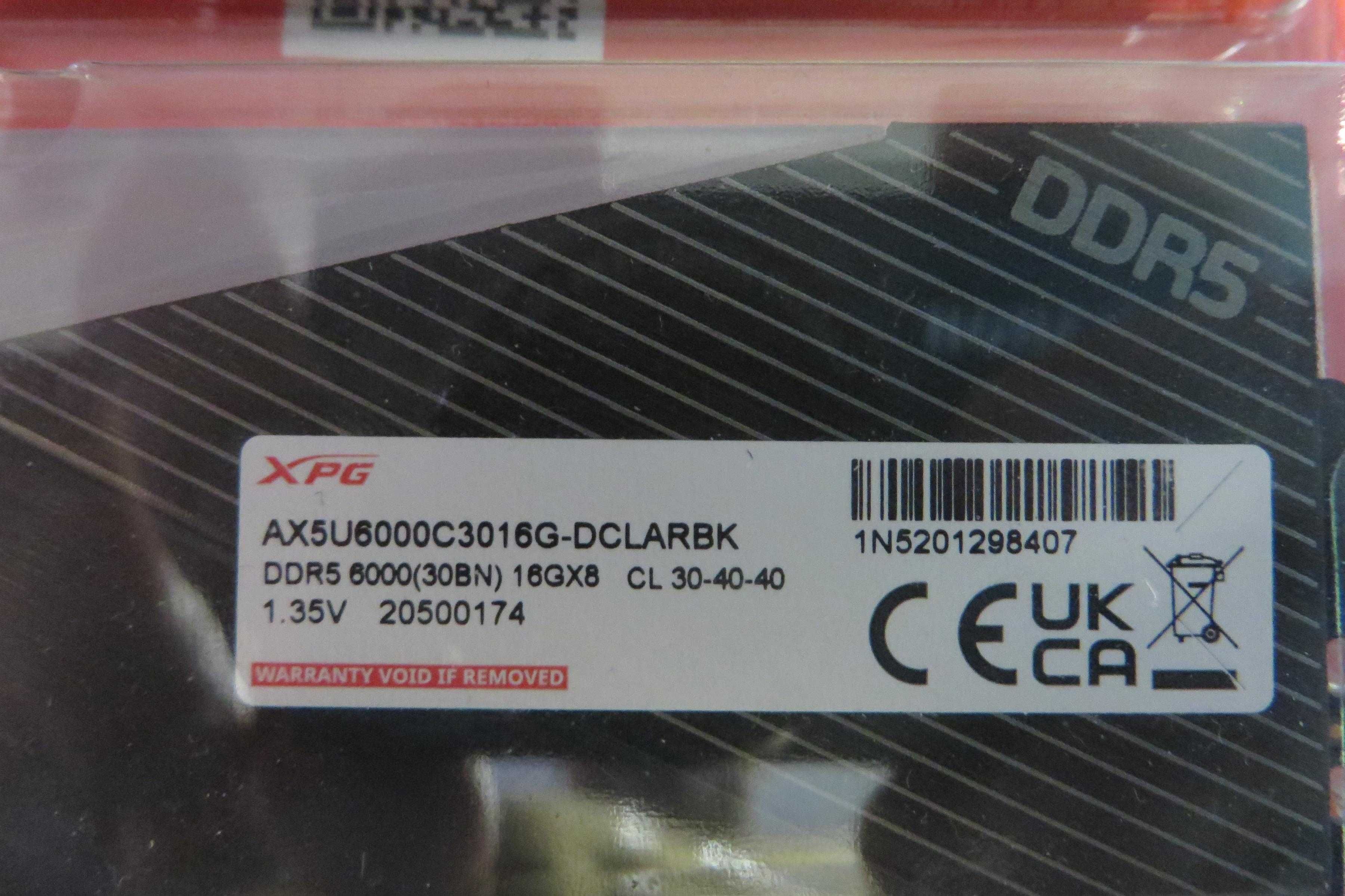 KIT 32 GB (2х16) DDR 5 6000 Mhz XPG RGB ADATA LANCER