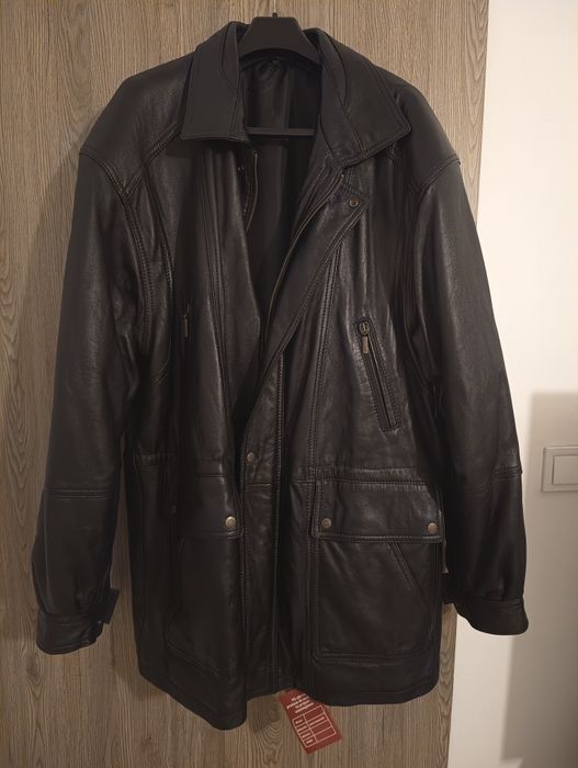 Jachetă din piele naturală
