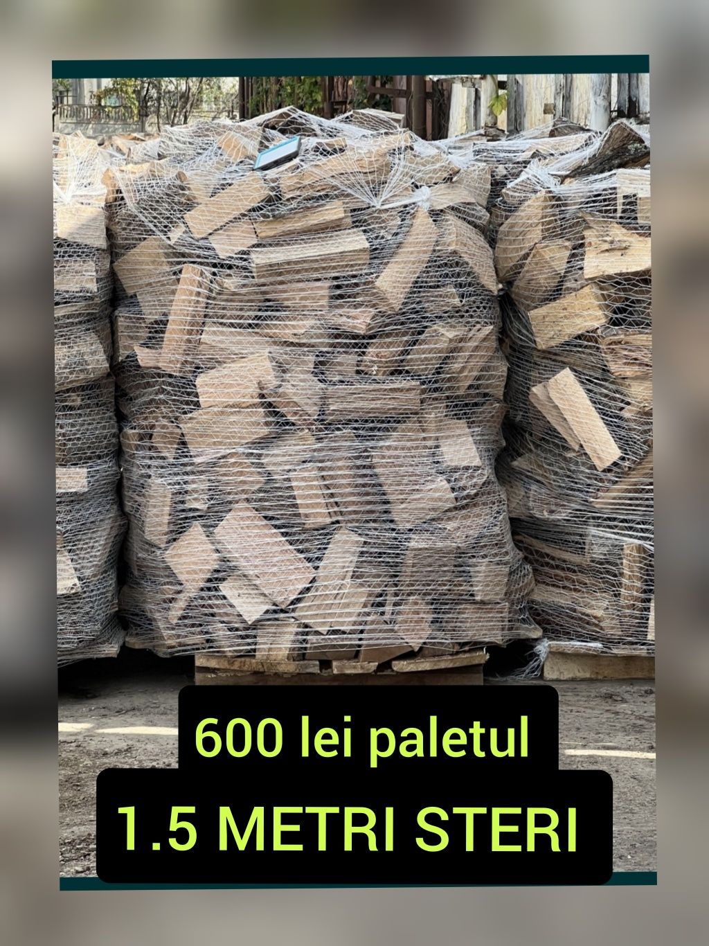 Depozit lemne de foc Arad grădiște Doar esență tare CER FAG STEJAR