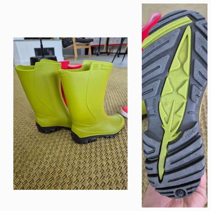 Cizme ploaie cauciuc h&m tribord decathlon  26  31/32