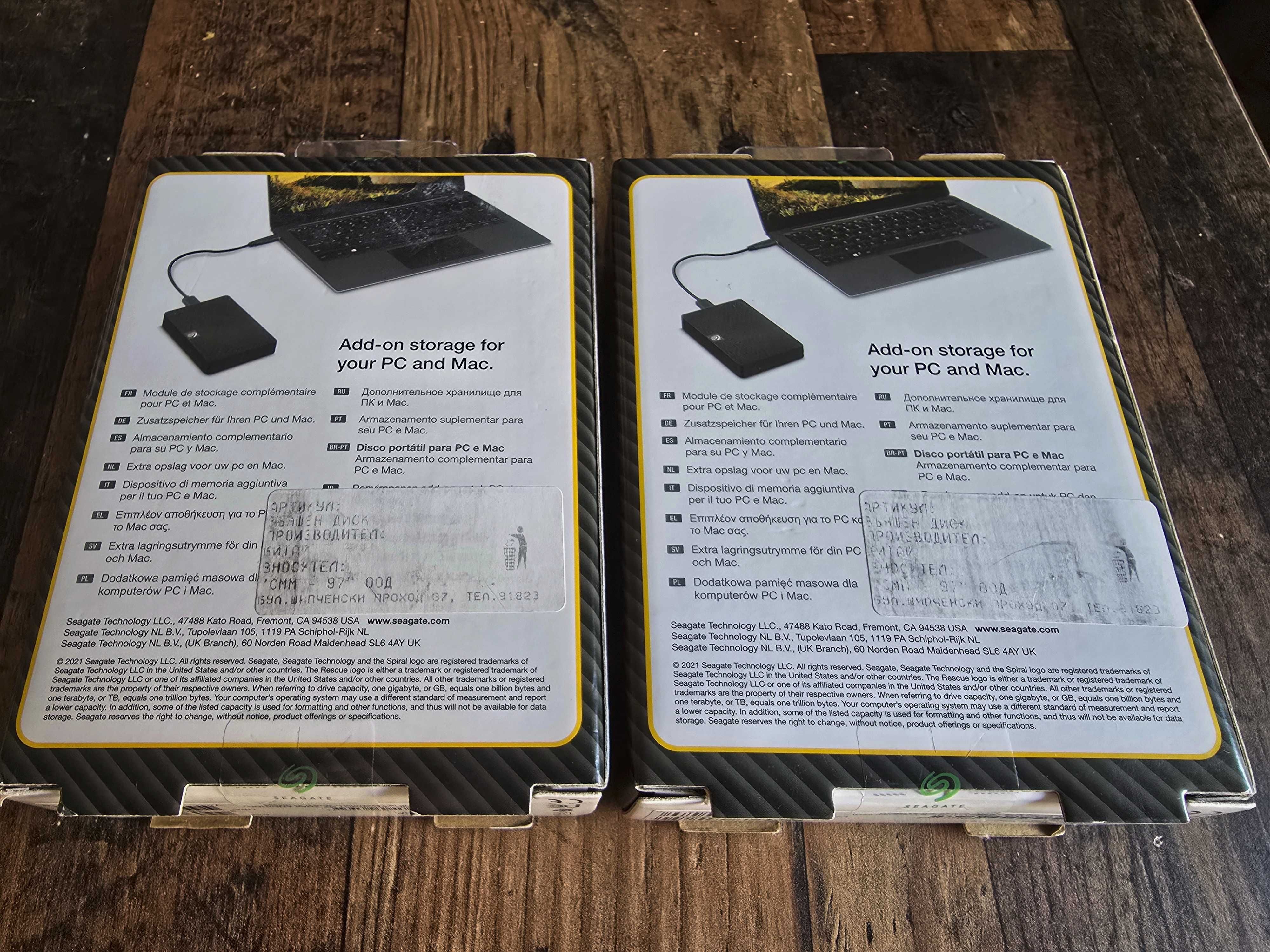 Външен хард диск Seagate Expansion Portable 4TB (STKM4000400) 2.5 инча