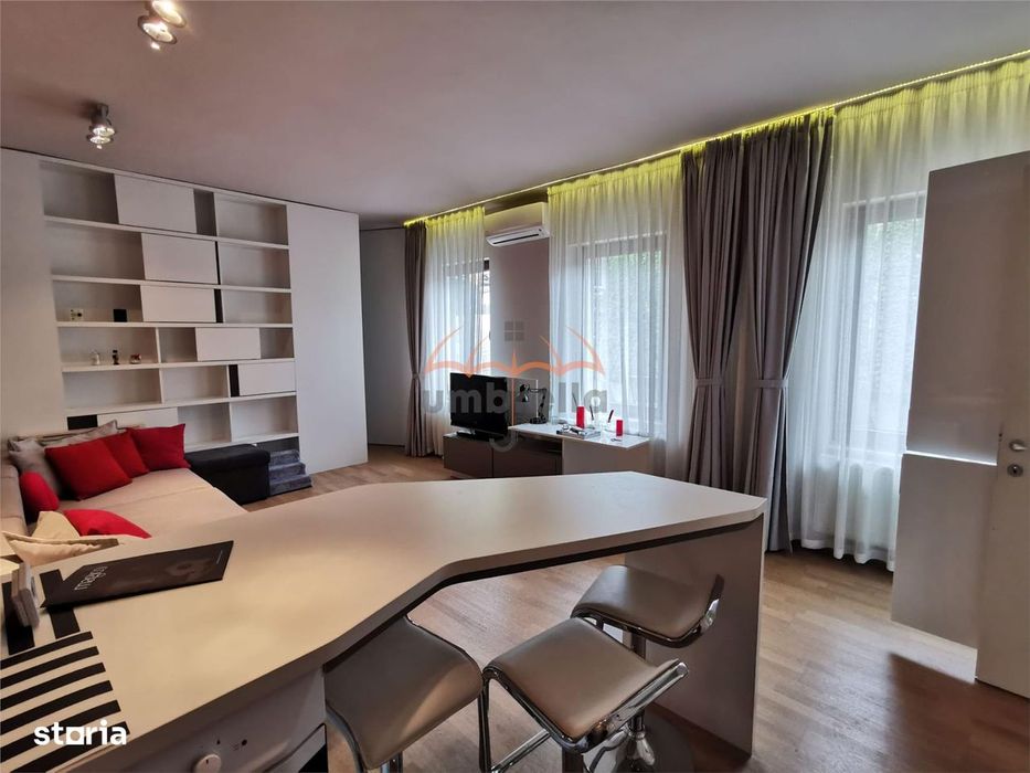 DE INCHIRIAT casa+curte, 80mp, zona The Office,  775 euro