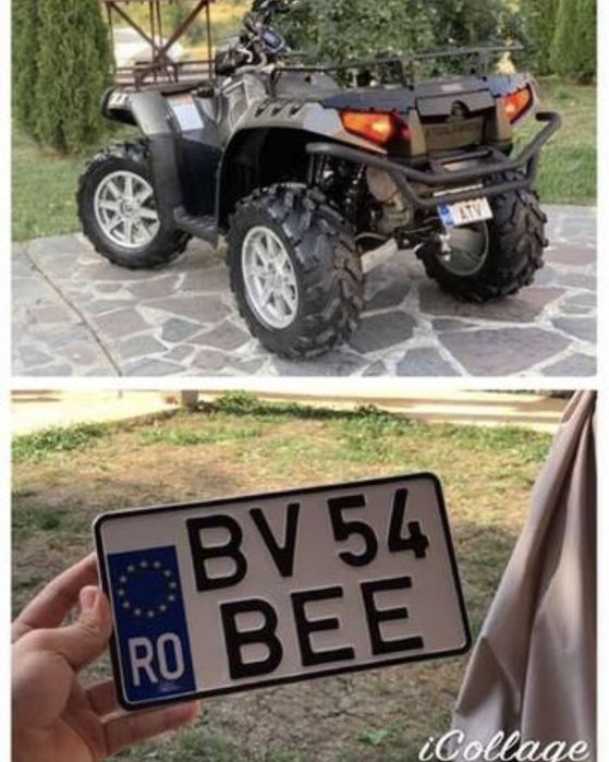 Placute auto numere auto distantate sau normale ornamentale