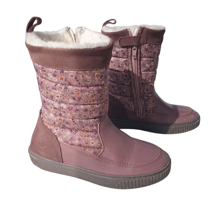 Cizme Wheat 29-30, piele cu lâna in interior, impermeabile, KOA TEX