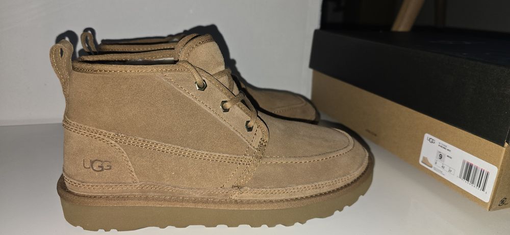 Боти UGG, естествена кожа ( велур) , овча вълна!