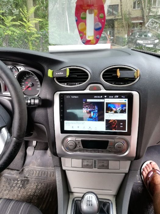 Navigatie Android Ford Focus 2 Waze YouTube WiFi GPS USB