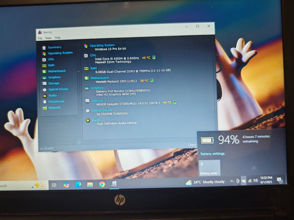 HP Probook i5 gen4