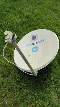 Antena satelit cu LNB 4 ieșiri