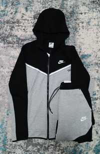 Bluza Nike Tech flecee negru cu gri