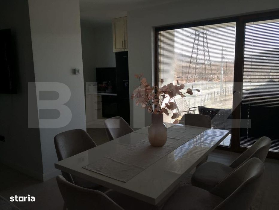 Apartament de 3 camere ultrafinisat, 74 mp utili, Calea Moldovei