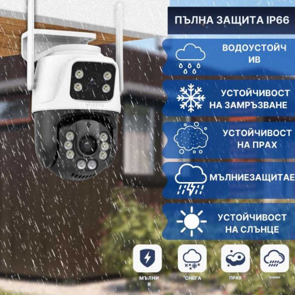 Двойна камера с AI WiFi iCSee