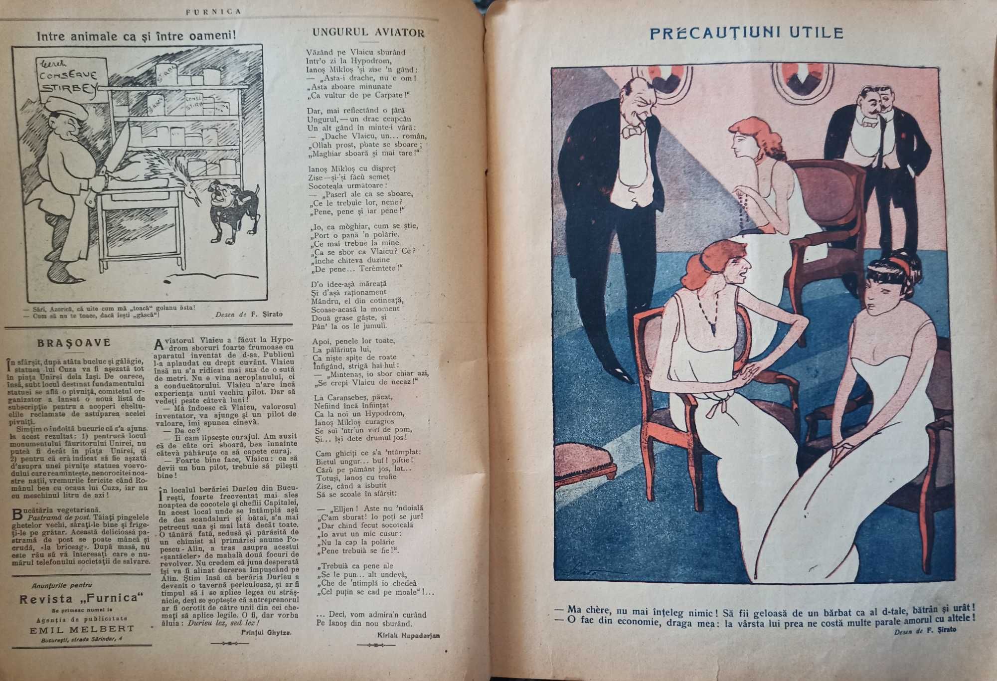 Revista umoristică FURNICA, Anul VII, 1910-1911 (42 de numere)