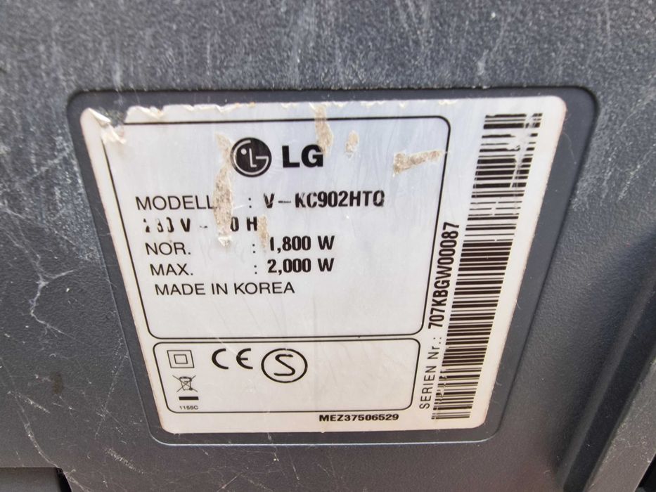 LG V-KC 902 HT | Aspirator fara sac | 2000W | 2L