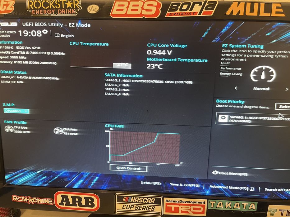 PC Gaming – i5-7400 / GTX 1650 4GB / 8GB RAM / SSHD 500GB