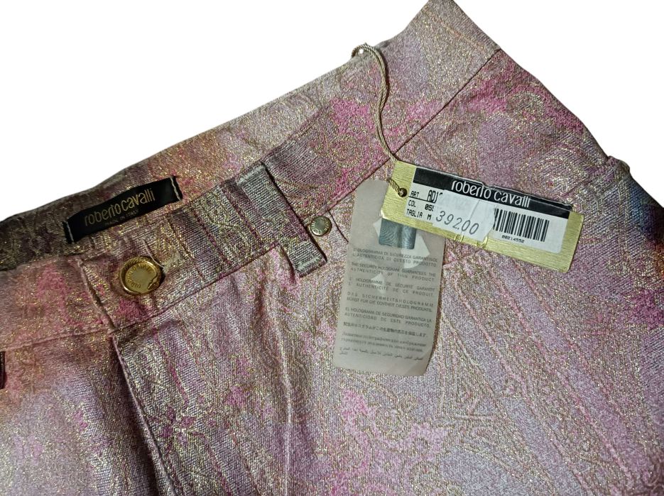 Pantaloni evazați  Roberto Cavalli , made  in Italy, mărimea M