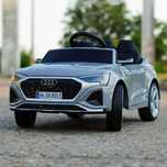 Masinuta electrica copii, Audi SQ8, 70W, 12V, roti moi si scaun tapita