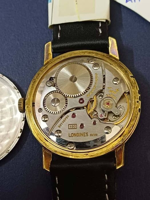 Longines mecanic cal 490
Placat aur 20 microni