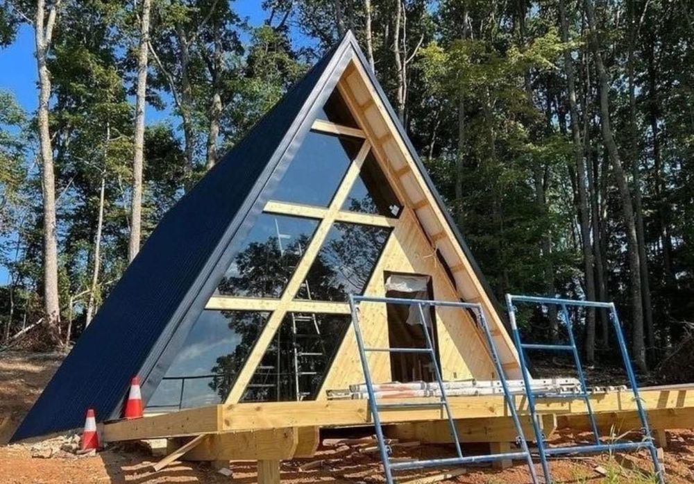 Cabane din lemn masiv diferite dimensiuni