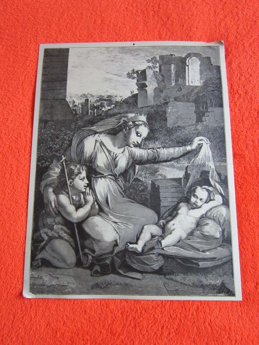 cadou rar Craciun Maria Pruncul Isus si Ioan Botezatorul copil