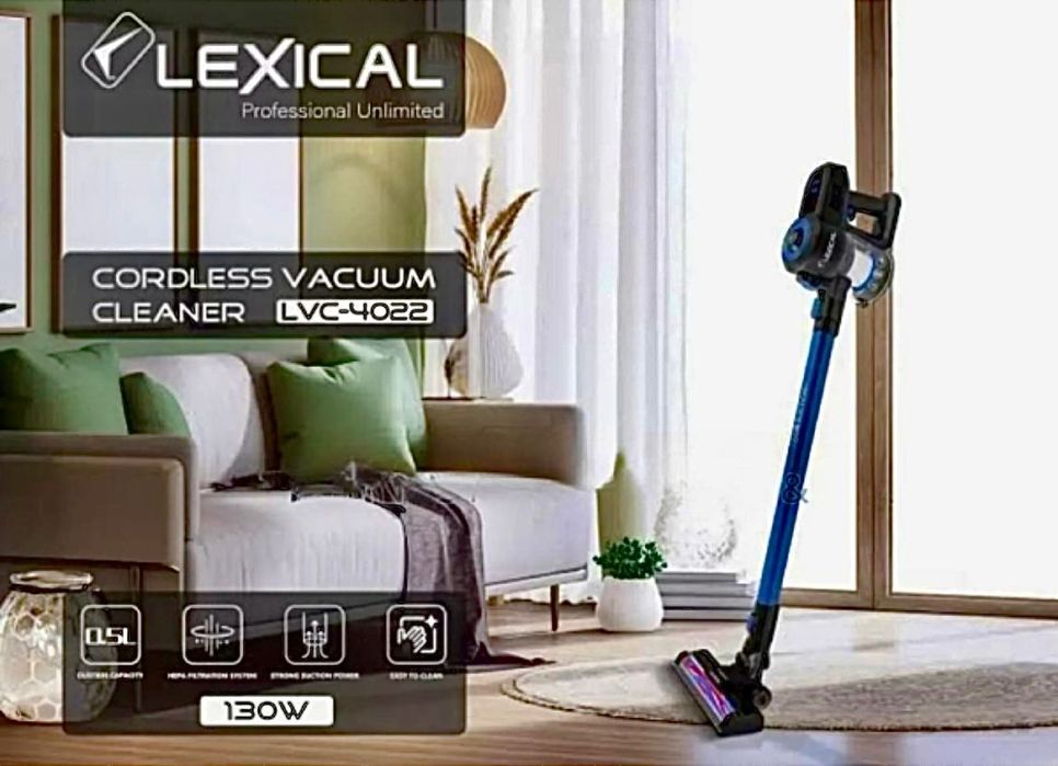 Lexical LVC-4022 | 130W | Безжична прахосмукачка | HEPA