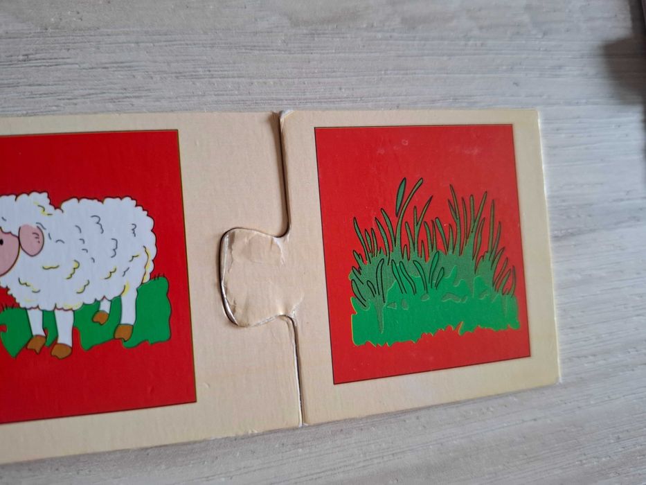 Комплект образователни дървени пъзели в кутийка