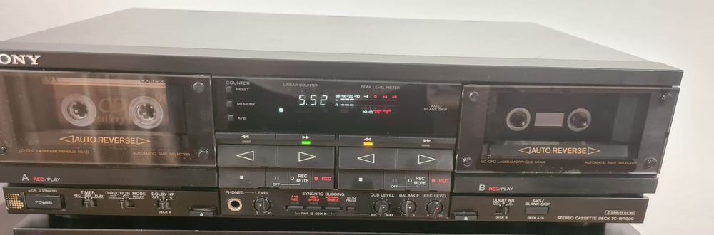 Dublu deck Sony TC WR900