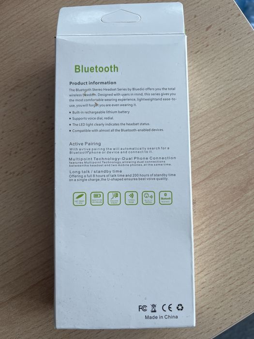 Vand casca bluetooth