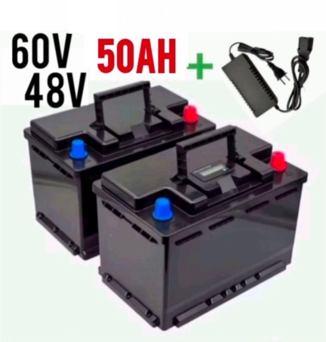 Baterie Scuter,Triciclu,Mașini.60v/48V-60AH+Încărcător Original