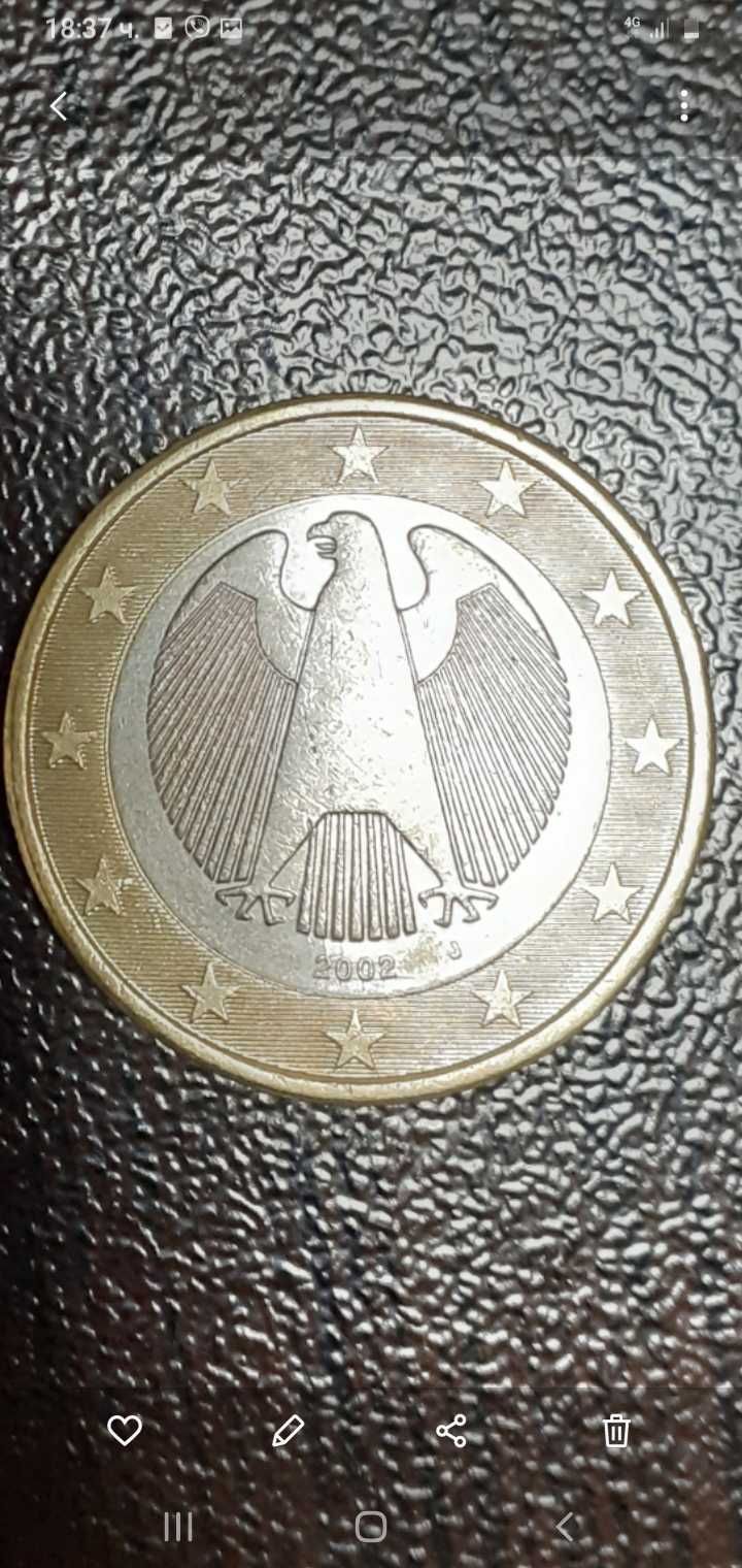 1 евро 2002 г Германско