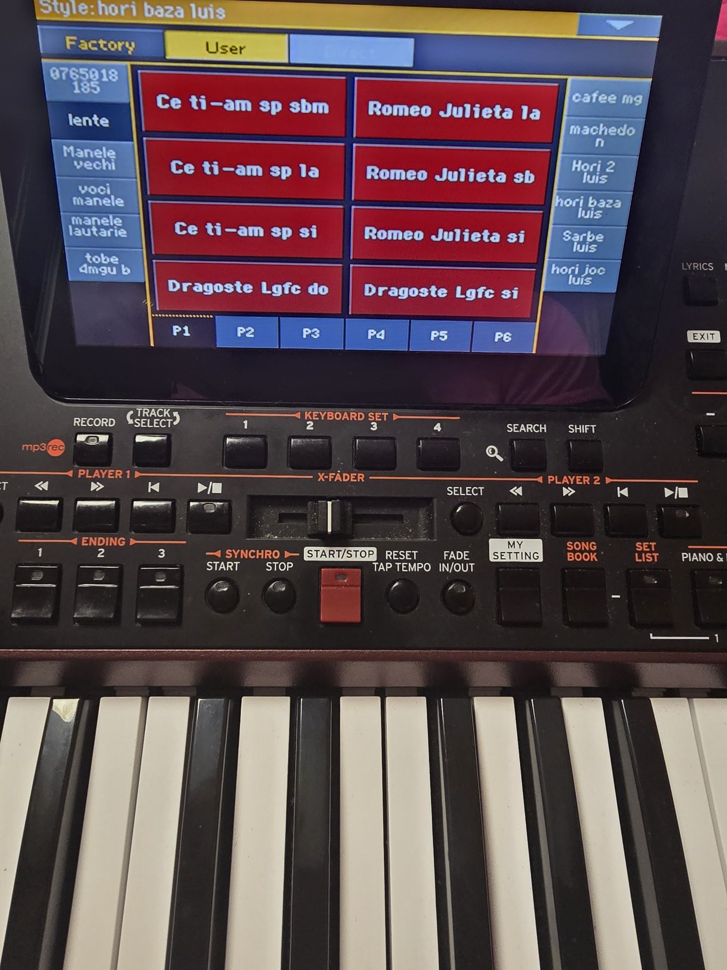 Set korg pa1000 pa700 korg pa5x Manual 2025