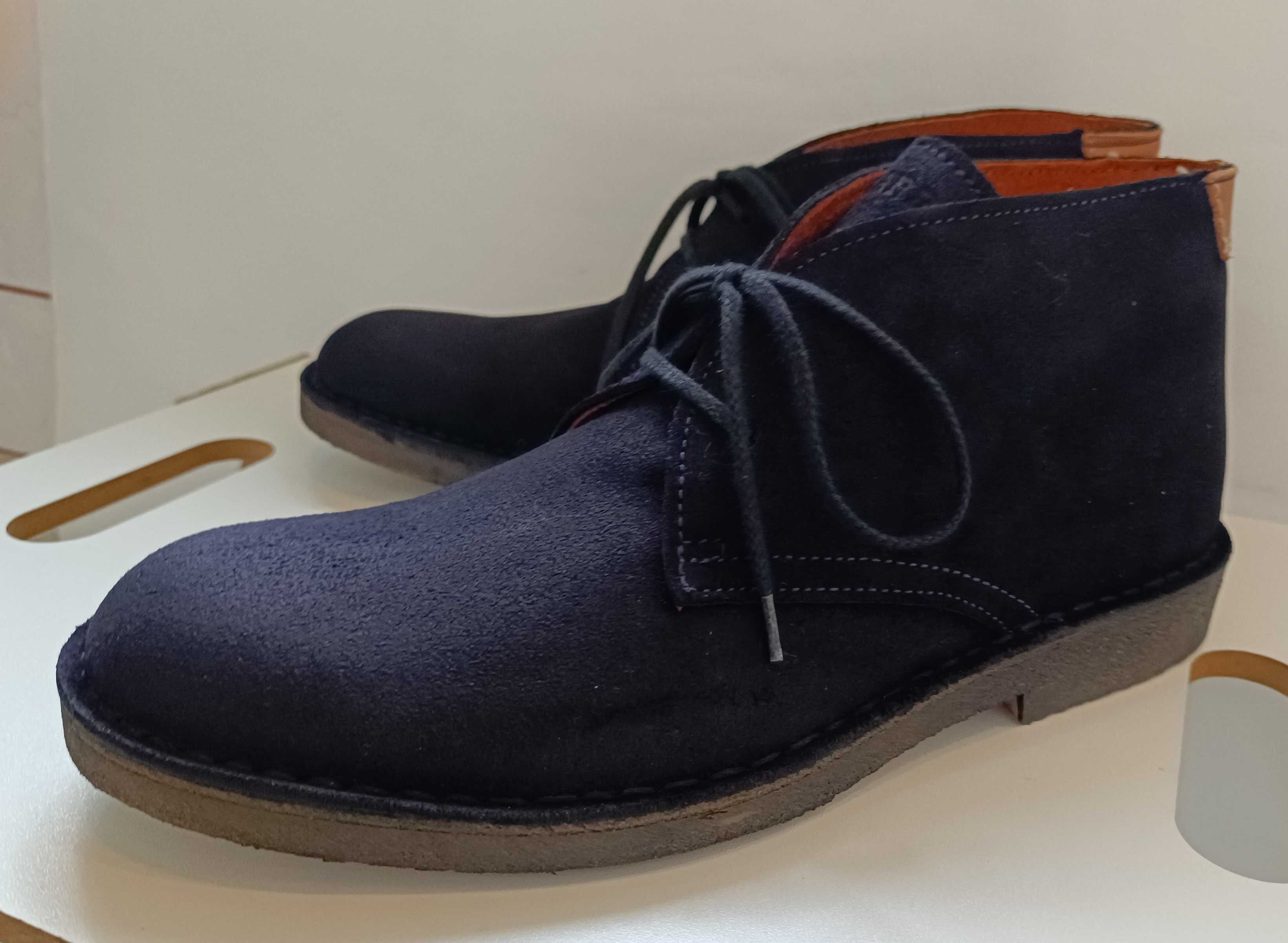 Ghete chukka 40 premium Carrera NOI piele naturala moale