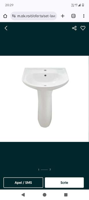 Lavoar baie plus picior