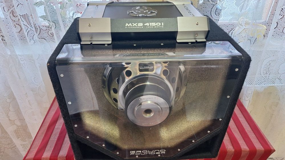 800 lei Amplificator + Subwoofer Crunch