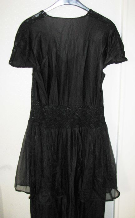 Театрална карнавална рокля 1923 г. дантела воал