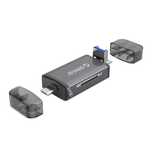 6in1 Card reader USB 3.0 - cititor de carduri SD si micro SD cu USB-C