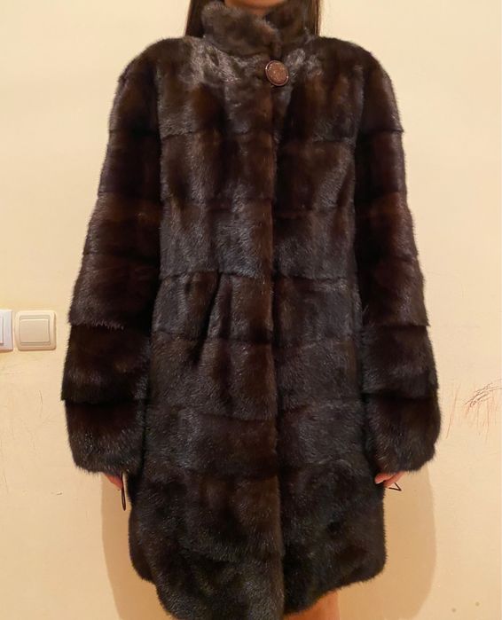 Норковая шуба ESTIMO , обмен на ЗОЛОТО