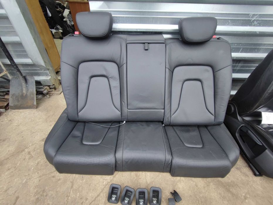 Черен Кожен салон Audi A5 2 врати Coupe надуване н169