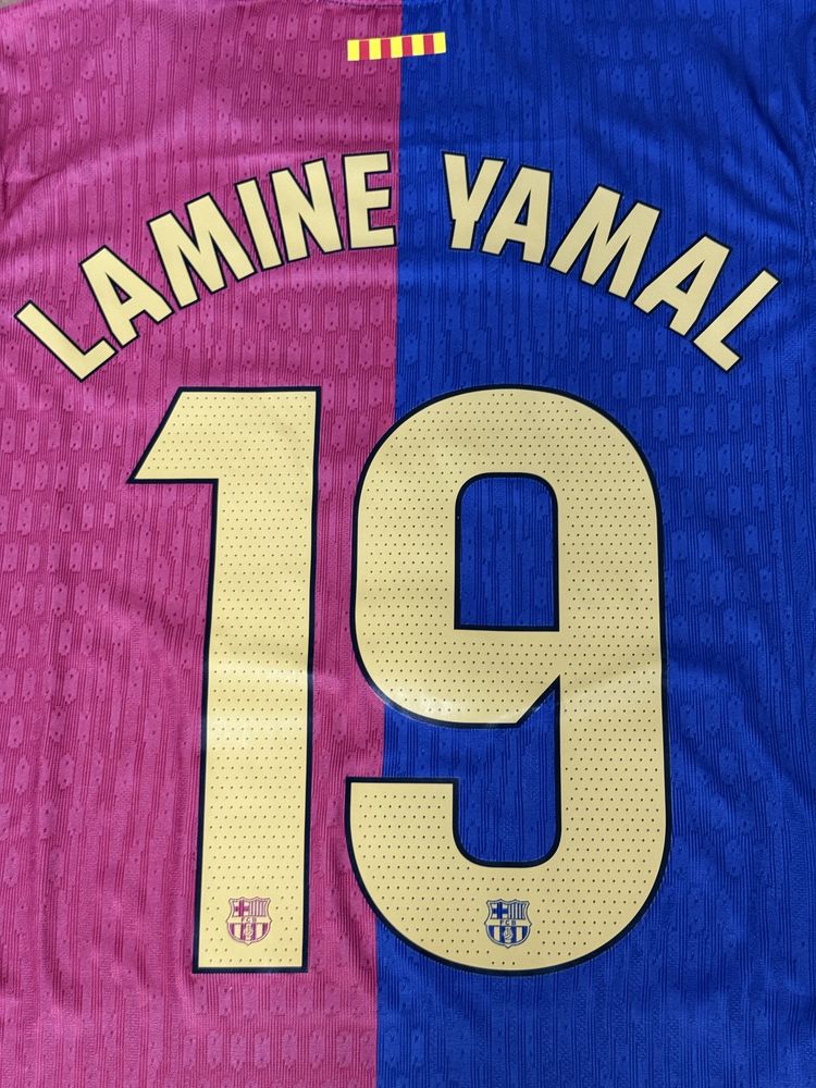 Tricou Fotbal Lamine Yamal Barcelona X Travis Scott (Players Version)